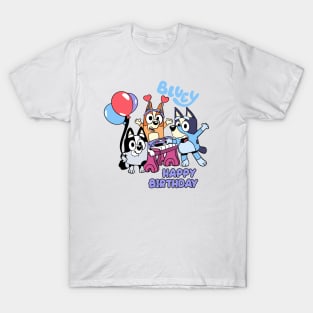 Bluey Happy Birthday T-Shirt